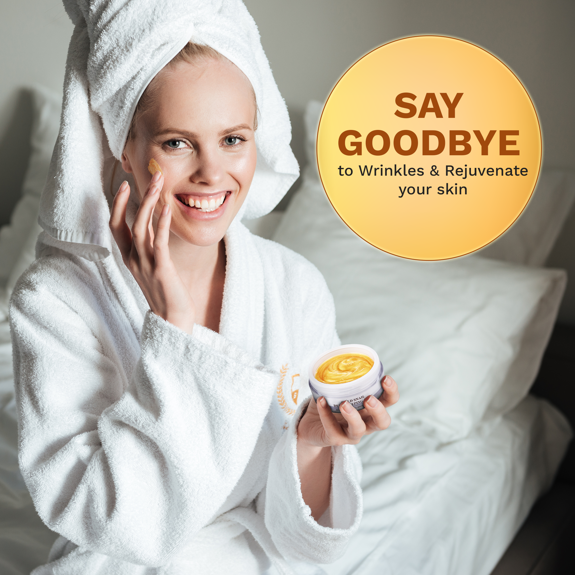 Gold and Snail Deep Sleeping Pack - Anti-Aging - 100ml