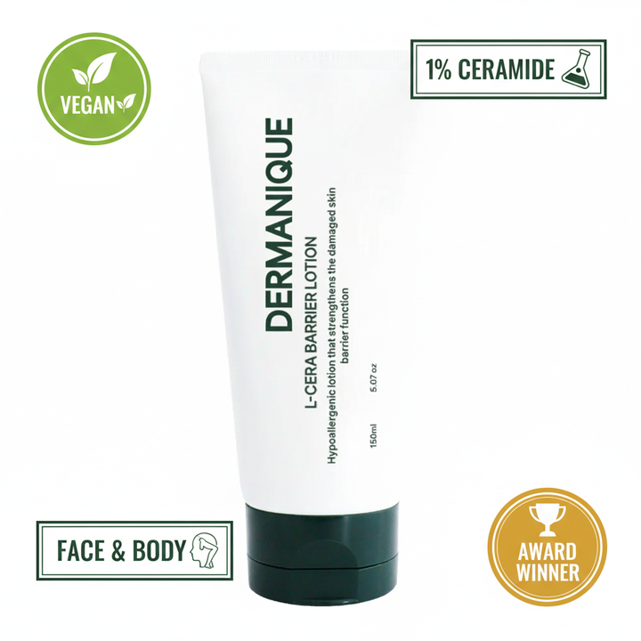 Dermanique L-Cera Barrier Lotion: Award-Winning Soothing Care (150ml)