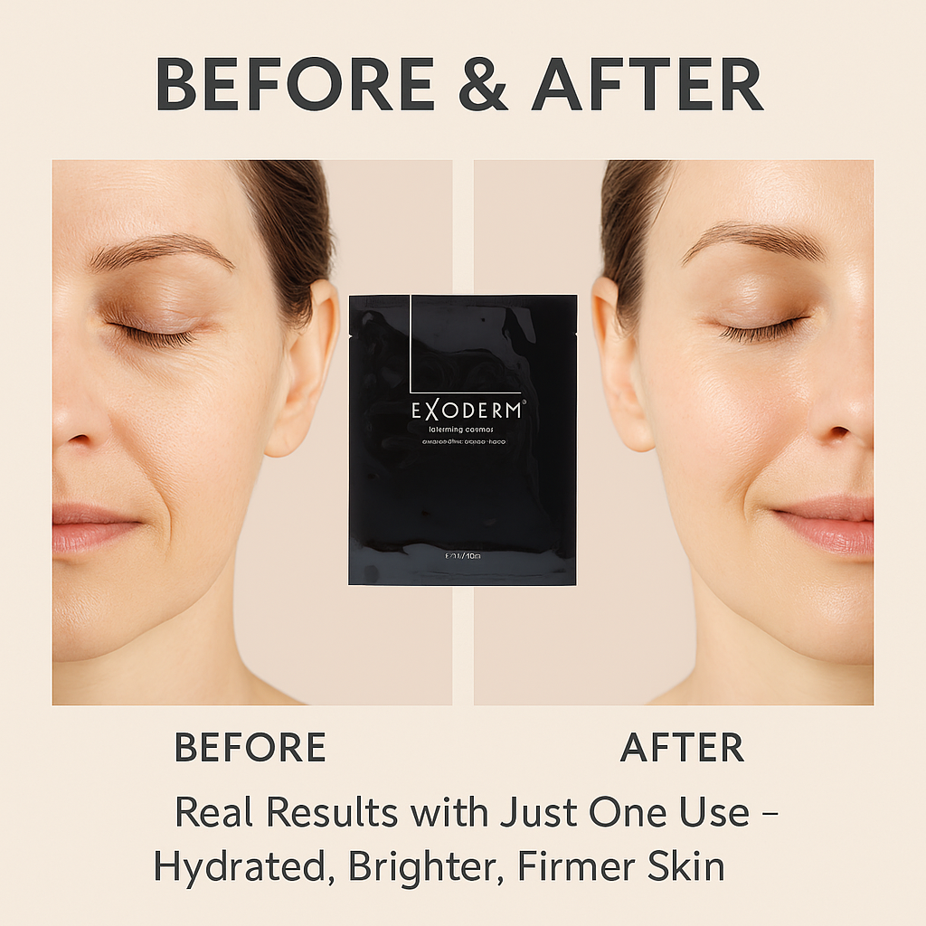 ✨ Exoderm Bio Cellulose Face Mask – Rejuvenation Sheets (10-Pack) ✨