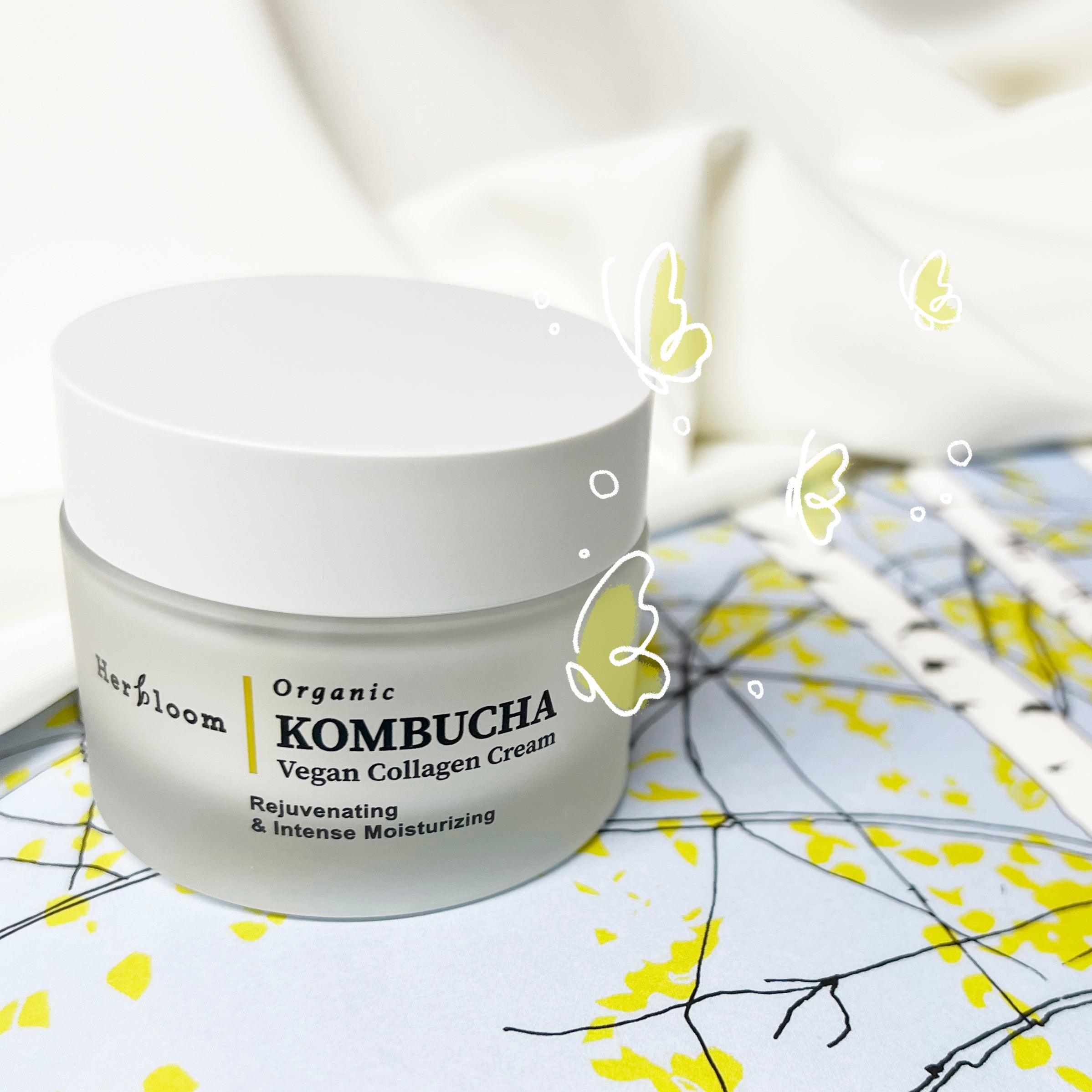 Madnice Organic Kombucha Vegan Collagen Cream - 50ml / 1.69 fl.oz