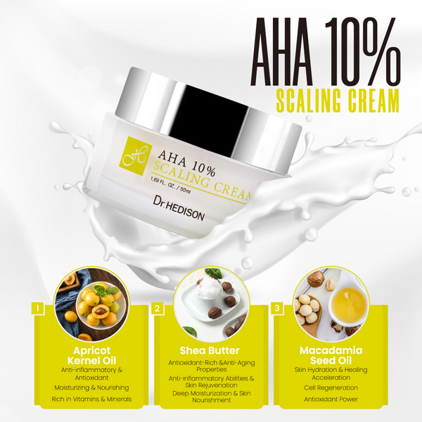 AHA 10% Nighttime Scaling Cream - 50ml 