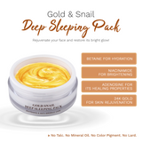 Gold and Snail Deep Sleeping Pack - Anti-Aging - 100ml