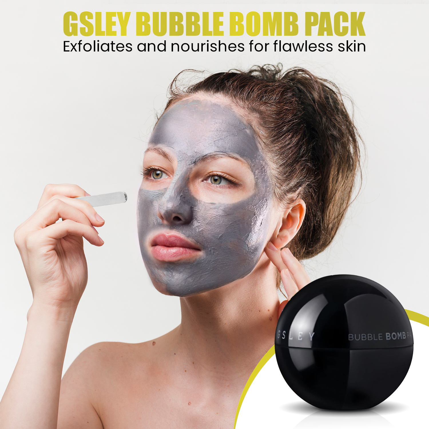 Madnice Bubble Bomb Pack - Exfoliates , Brightens and Balances Skin Tone - 50G 
