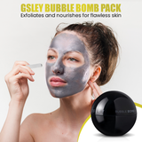 Gsley Bubble Bomb Pack - Exfoliates , Brightens and Balances Skin Tone - 50G
