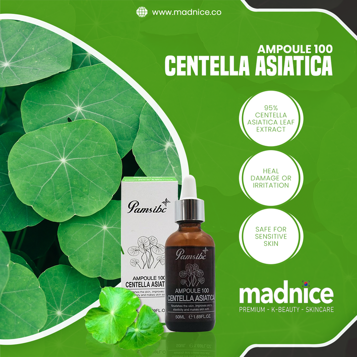 Pamsibc Ampoule 100 Centella Asiatica - 50ml -95% Centella Asiatica