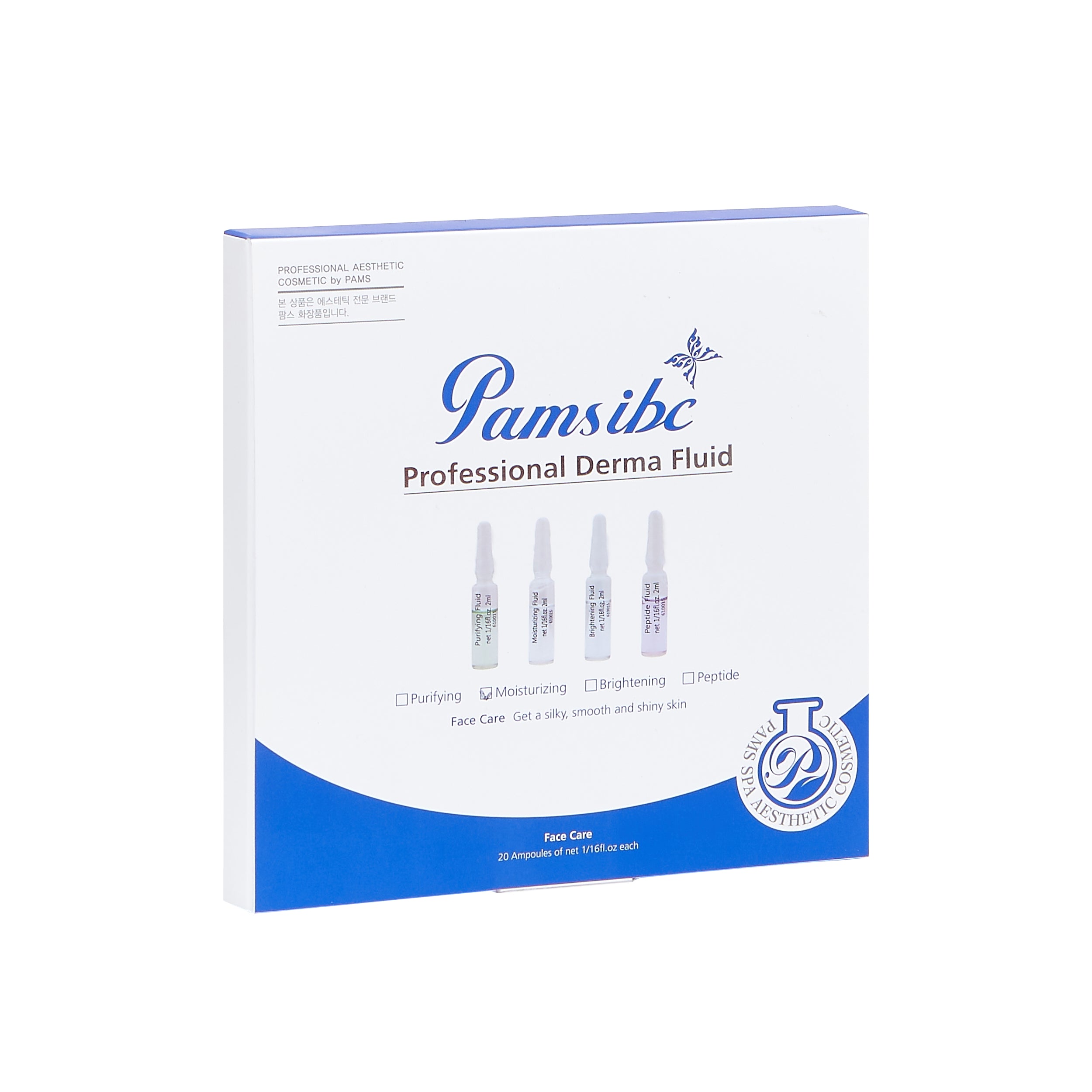 Pamsibc Professional Derma Fluid 20アンプル PAMSIBC Derma Purifying Fluid Ampoule 2ml x 20 | Pore Care