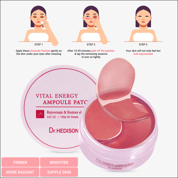 Dr. Hedison Vital Energy Ampoule Patch- 60 Sheets