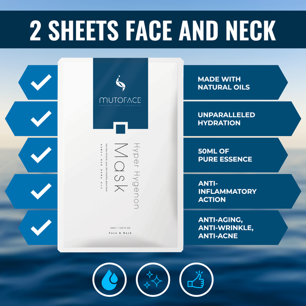 Mutoface Face & Neck Mask - 4 Sheets