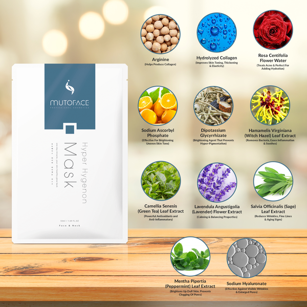Mutoface Face & Neck Mask - 10 Sheets