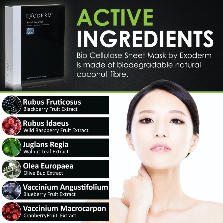 exoderm bio cellulose mask online